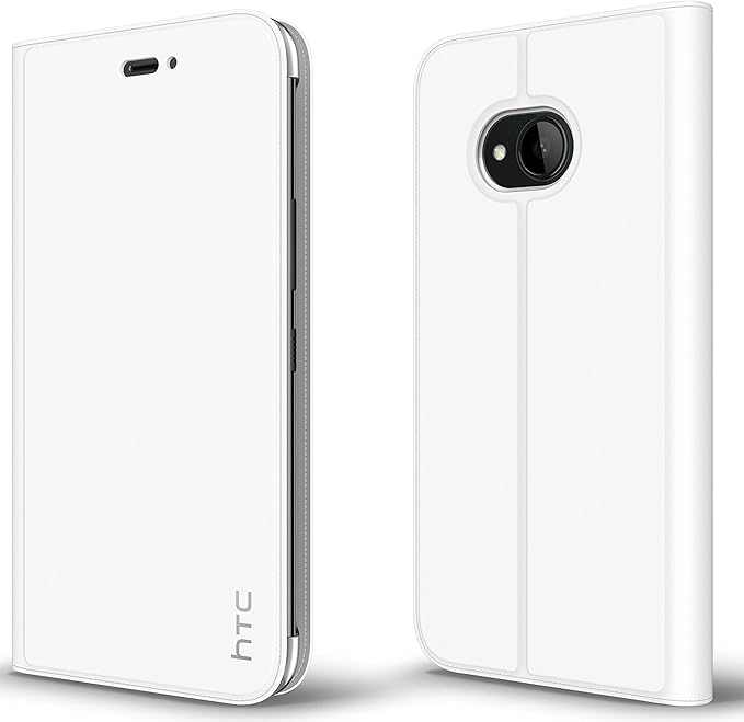 HTC 99H20440-00 U11 Life Leder Flip Tasche HC C1352 Weiß