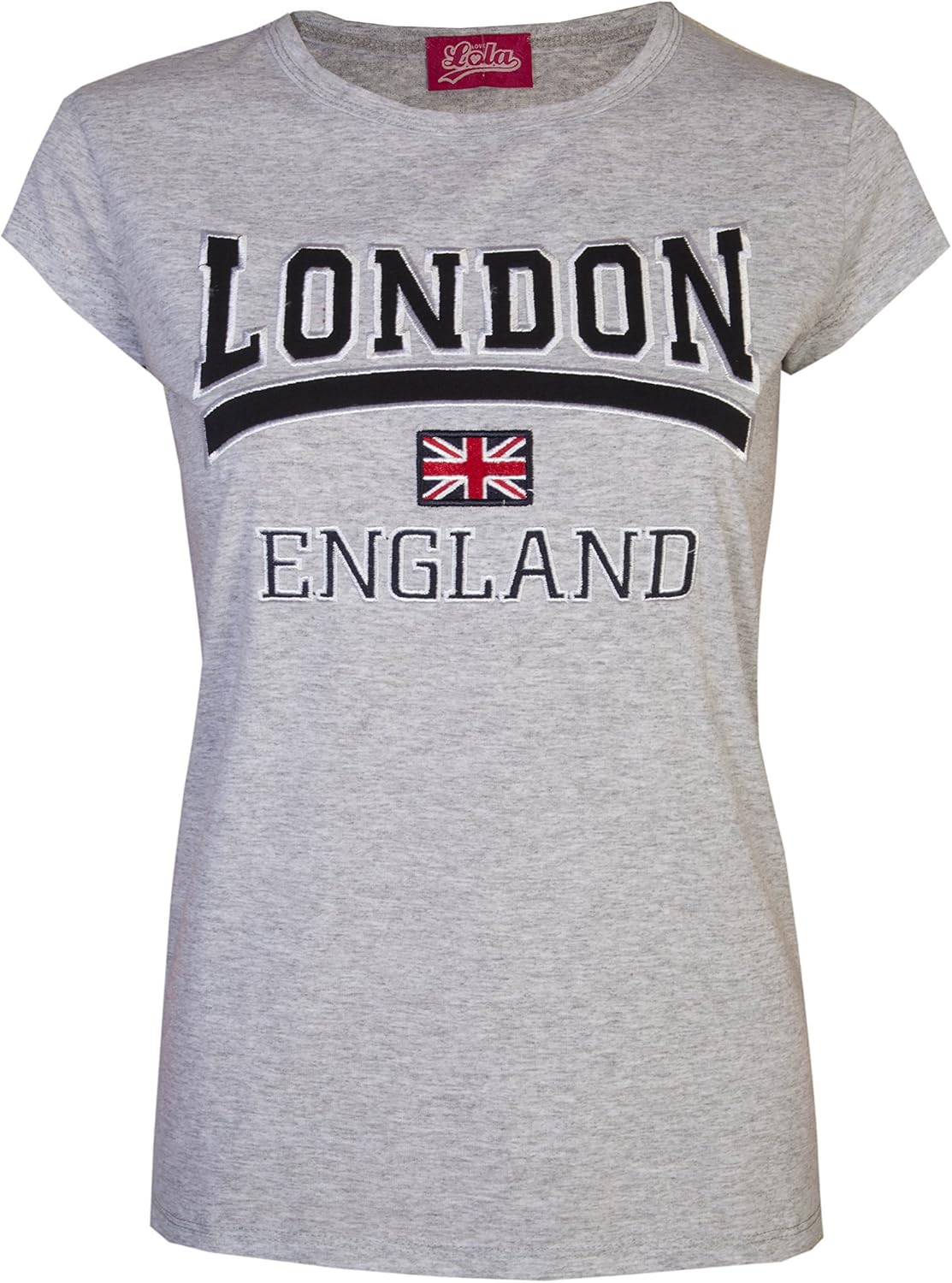 Womens T Shirts Tops Ladies Cotton London England Union Jack Flag