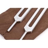Body Tuners Tuning Forks - 256Hz &amp; 384Hz (C&amp;G) for Sound Healing, Precision-Machined Aluminum Alloy - Made in USA - Chakra Healing, Sound Therapy, Reiki, Yoga, Energy Balancing Tools.