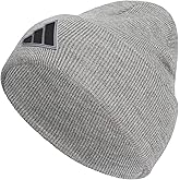 Adidas Men's Wide Cuff Beanie – Tall Fit Slouchy Cuffed Knit Winter Hat