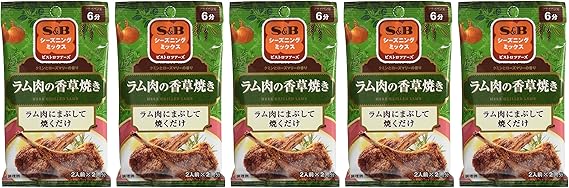 Amazon S B シーズニング ラム肉の香草焼き 16g 5個 Spice Herbシーズニング スパイス ハーブ 通販