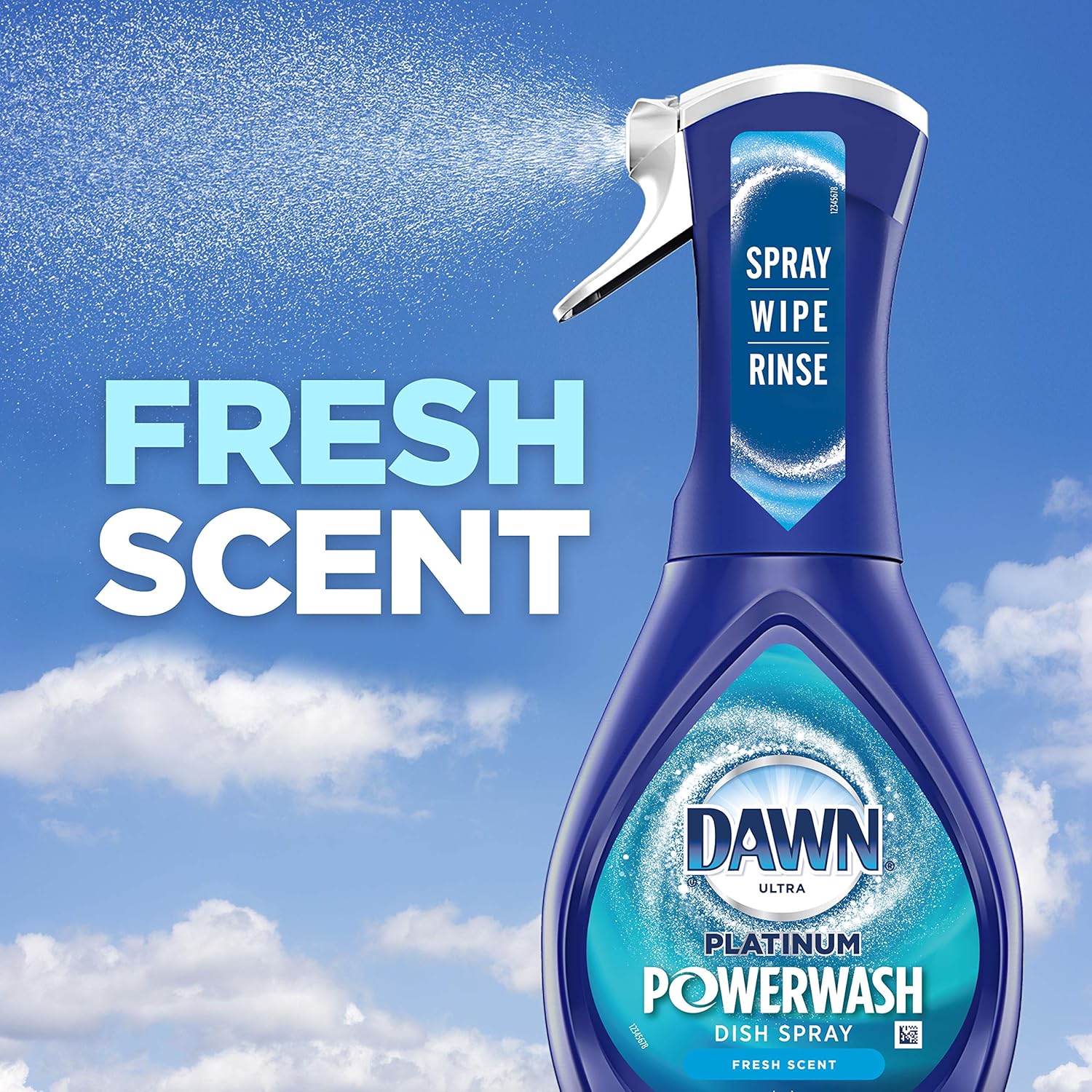 Dawn Platinum Powerwash Dish Spray Starter Kit, Dish Soap, Fresh Scent Bundle, 1 Starter Kit plus 1 Refill (16 fl oz ea): Health & Personal Care