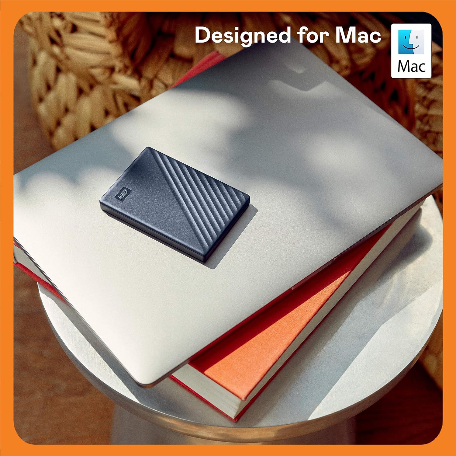 WD 2TB My Passport for Mac portable external storage USB 3.0, Mac Compatible external hard drive - Image 4