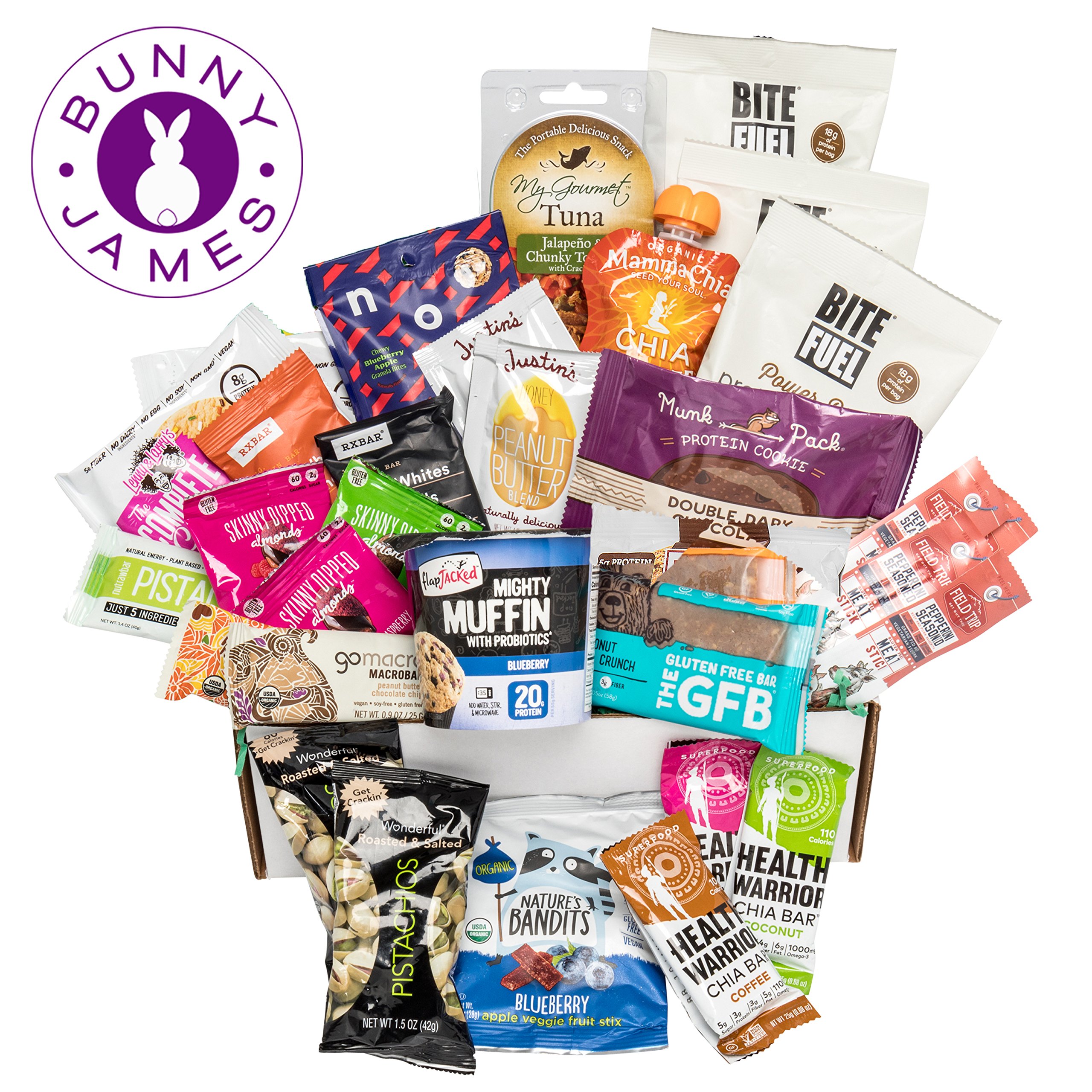 High Protein Healthy Snacks Fitness Box Mix Of Natural Organic NonGMO