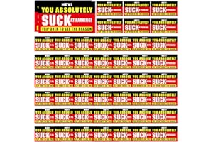 Parked Like an Idiot Business Cards | Fake Parking Ticket Prank Card | 50X Business Cards Parking Tickets, Funny Bad Notes Pr