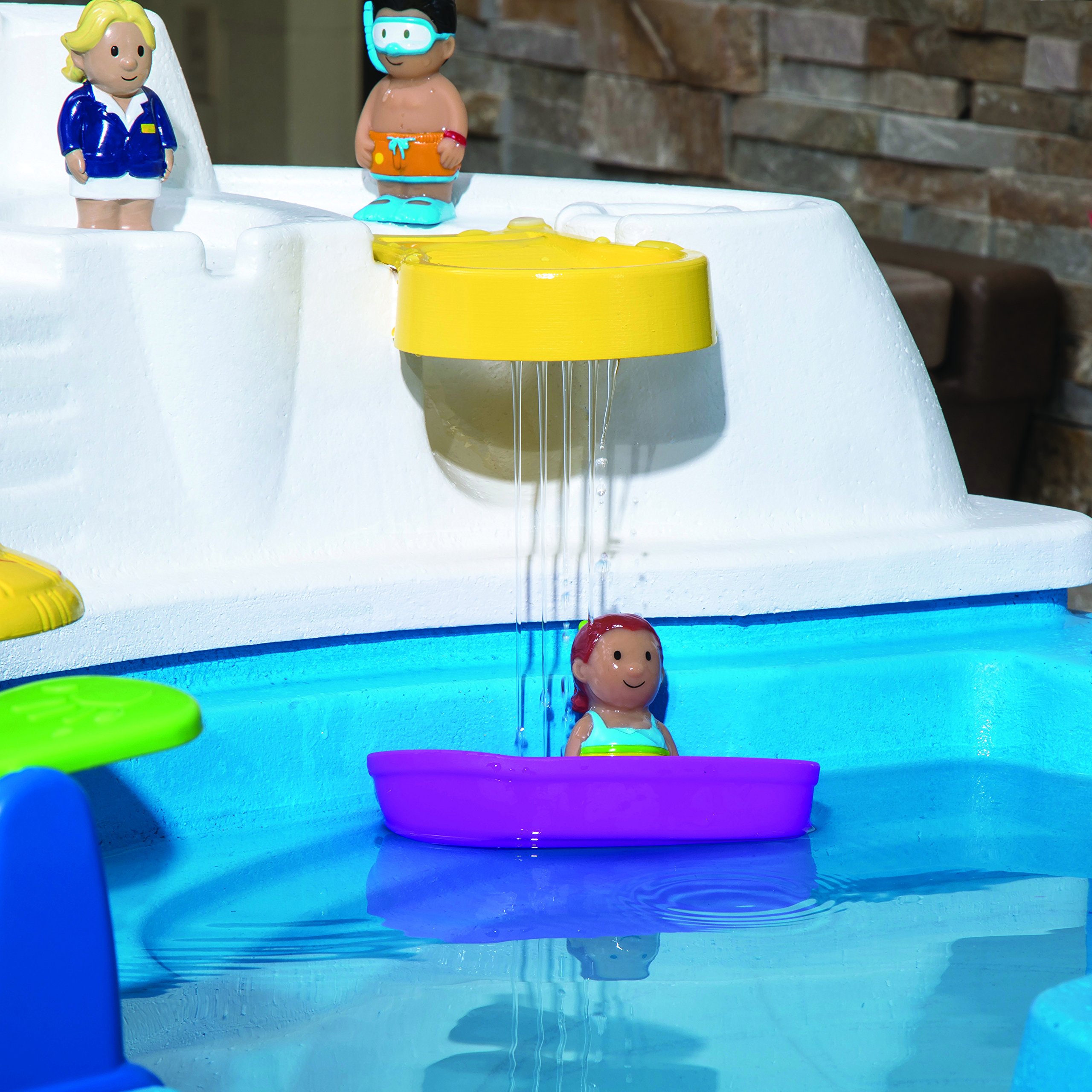 Step2 Fiesta Cruise Sand & Water Table with Umbrella Kids Outdoor