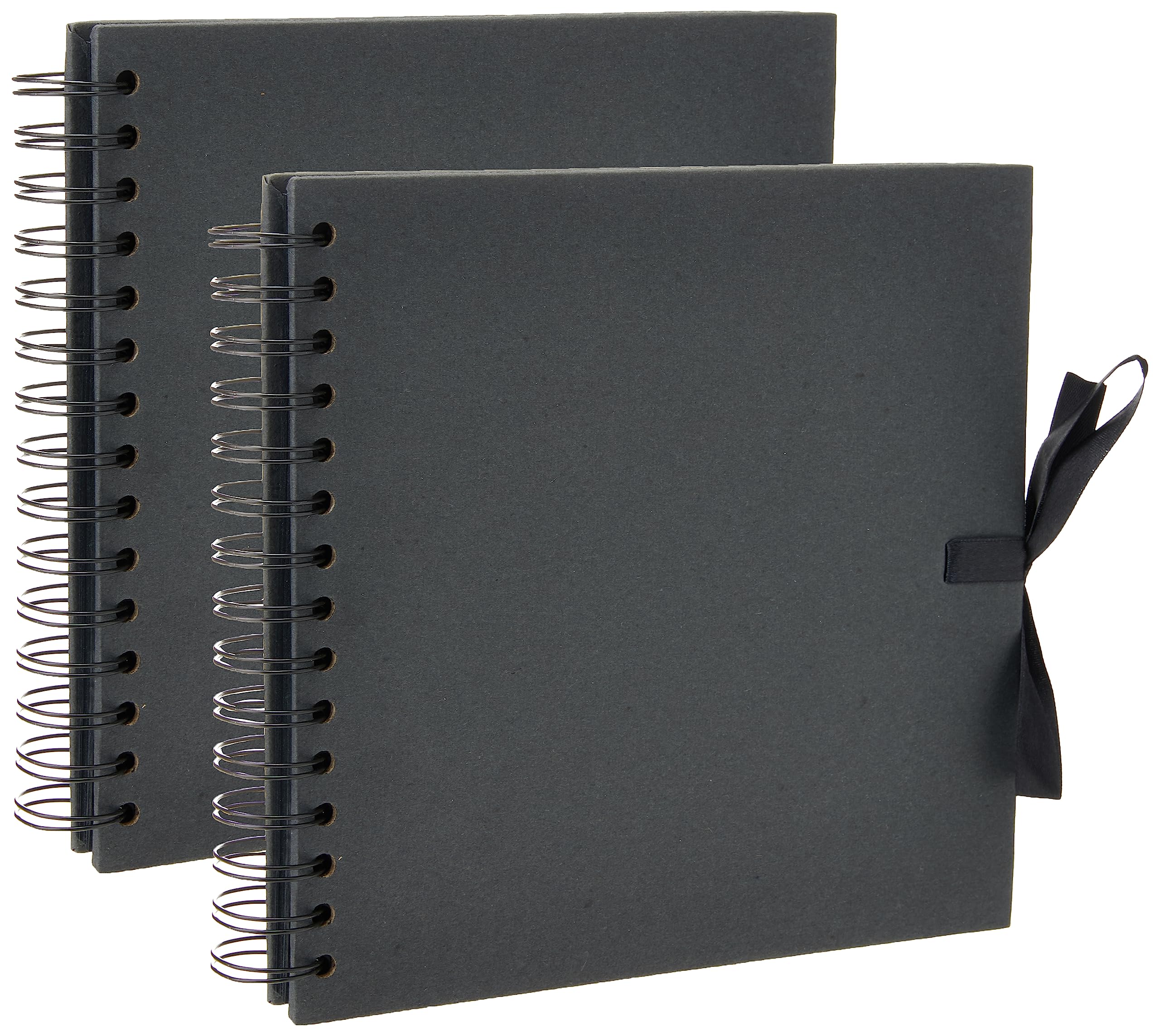 Artemio 20 x 20 cm ScrapBooking Spiral Album, Black