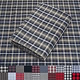 Pico Textiles 1 Yard Blue and Green Tartan Plaid