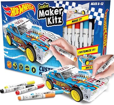 Bladez Hot Wheels Rodger Dodger Make Your Own Craft Set with Pull Back Motors