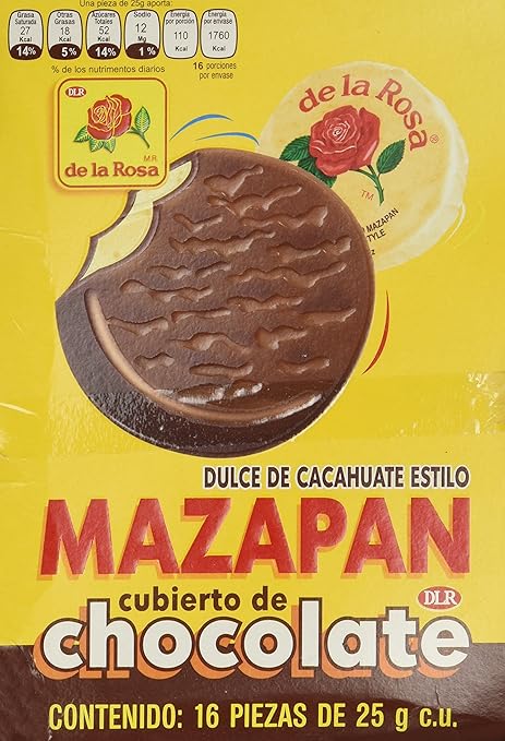 Amazon.com : Mazapan cubierto de Chocolate (16 piezas) : Candy : Grocery & Gourmet Food