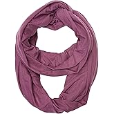 Hadley Wren Women's Classic Solid Soft Lightweight Everyday Infinity Scarf