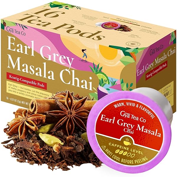 GYA TEA CO EARL GREY MASALA CHAI BLACK...