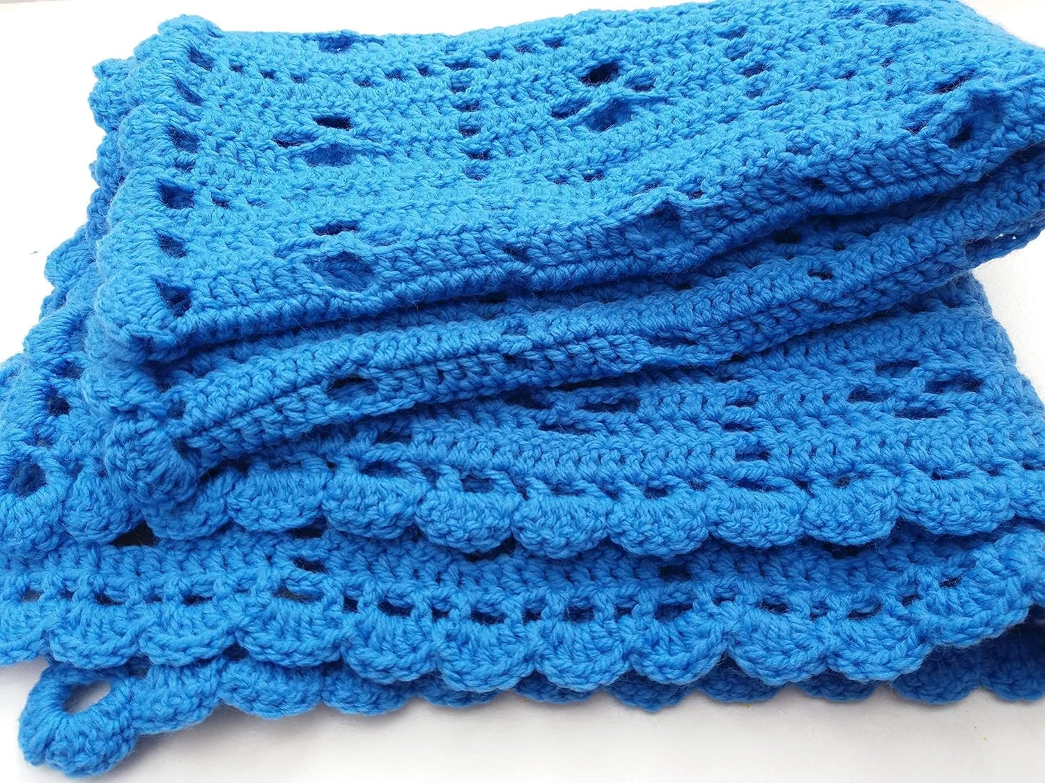 hand crochet baby blanket