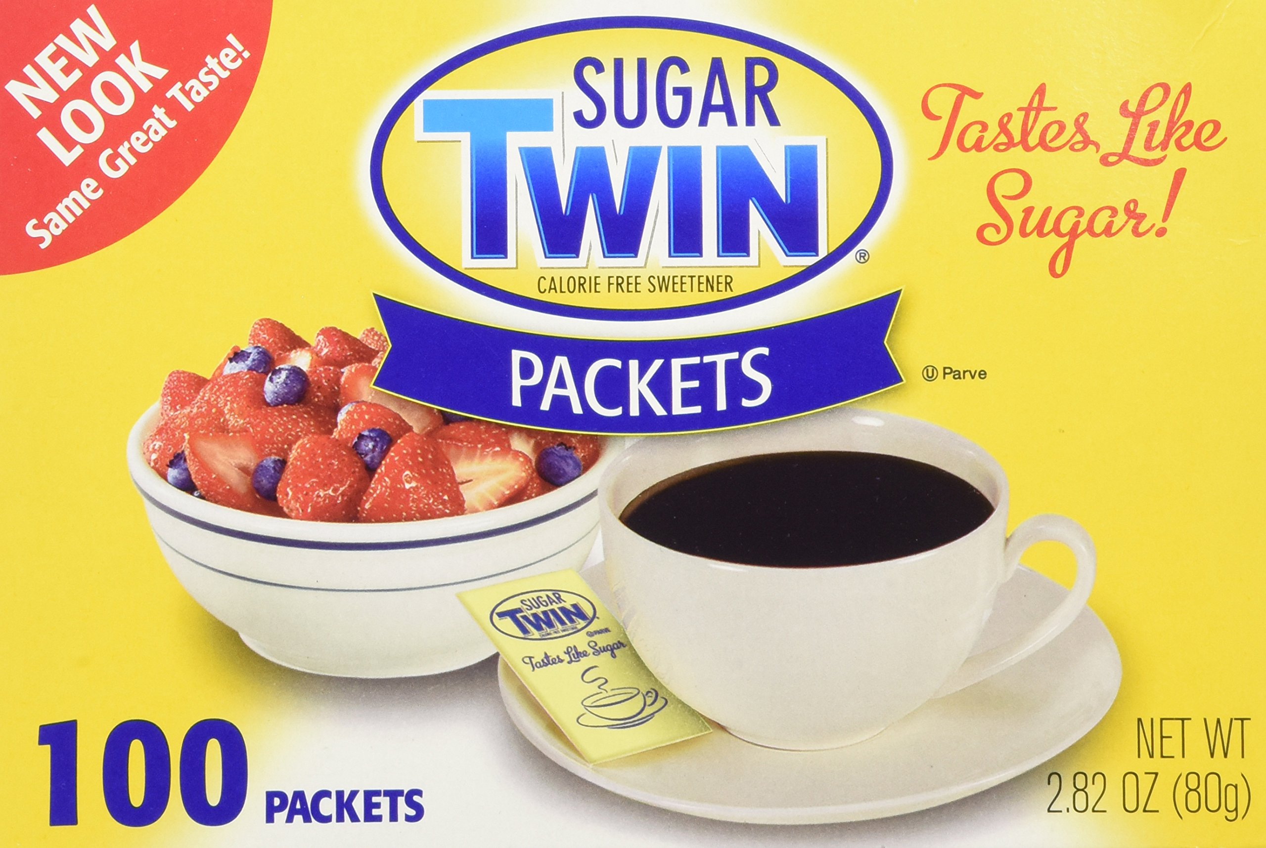 Sugar Twin Sugar Substitute, 100count Packets (Pack of 2