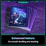 TitanShield Standard Card Sleeves 150ct Clear Matte Trading Board Game MTG view 7