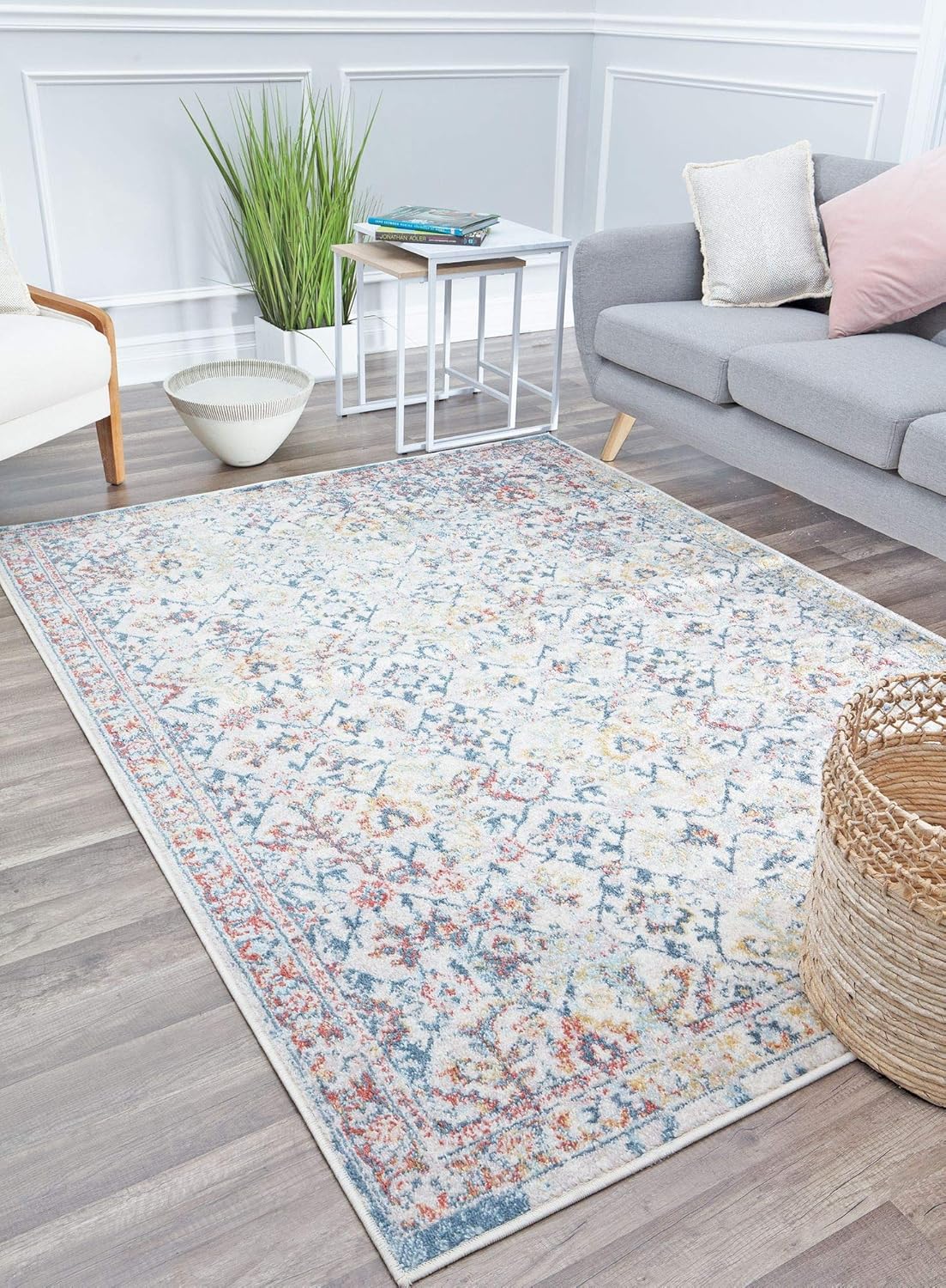 oregon rugs amazon on Amazon Com Rugs America At25a Area Rugs 9 X 12 Woven Flora Furniture Decor