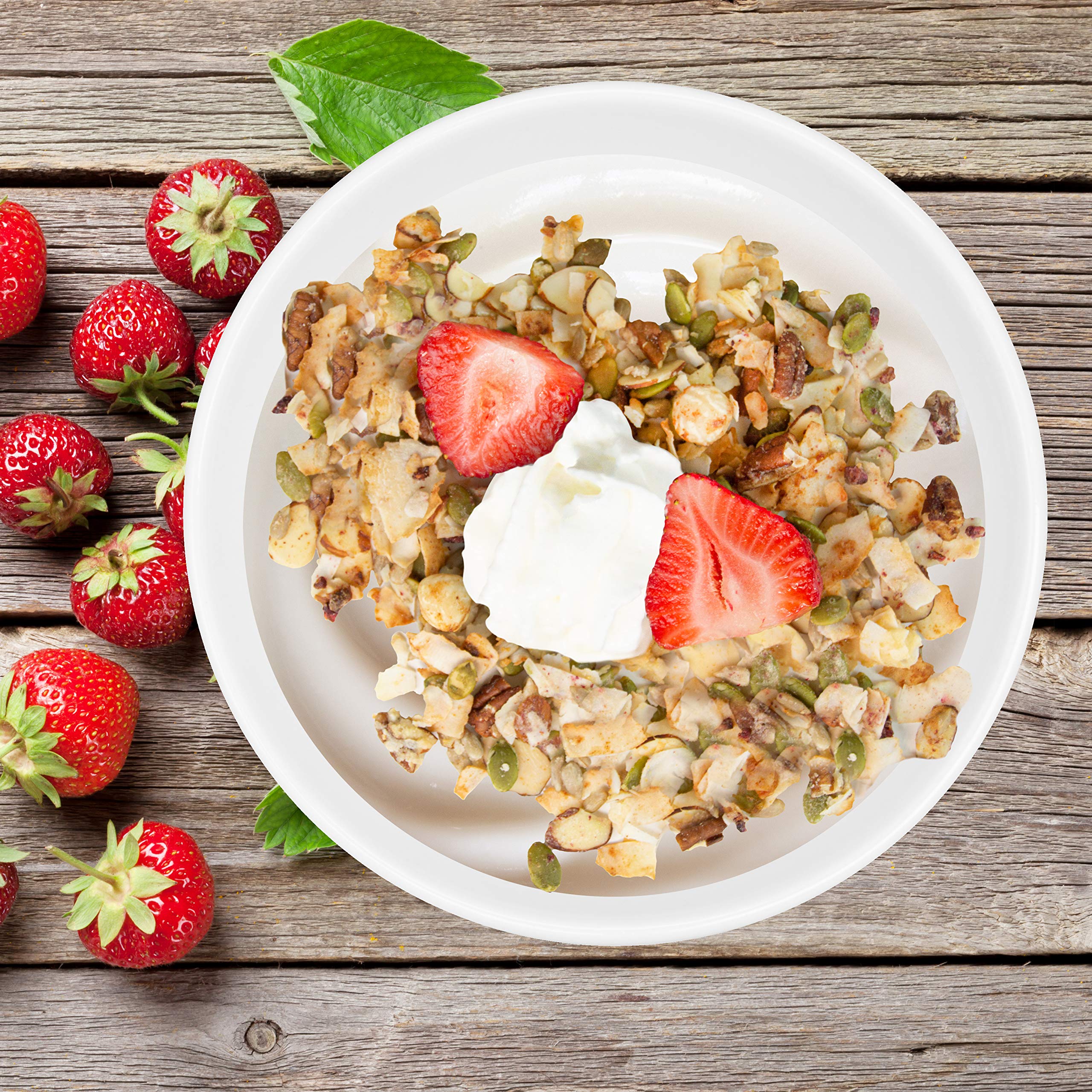 Low Karb - Keto Vanilla Strawberry Nut Granola Healthy ...