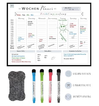 Mrly Home Magnetischer Wochenplaner Whiteboard Wochenkalender