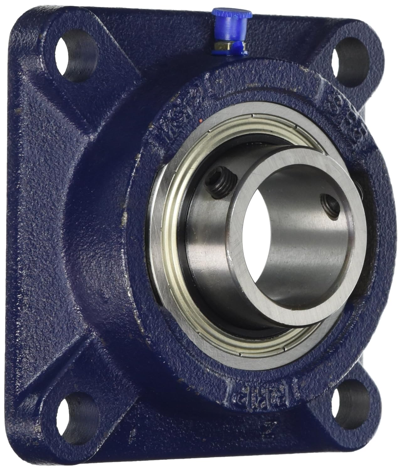 RHP SF35 Self Lube Cast Iron Four Bolt Square Flange Bearing Unit, 35mm diameter , 46.41mm Width, White