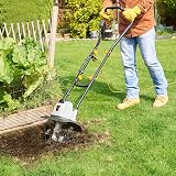 VonHaus Electric Tiller Corded 1050W 320mm 22cm Depth 4 Blades 10m Cable view 2