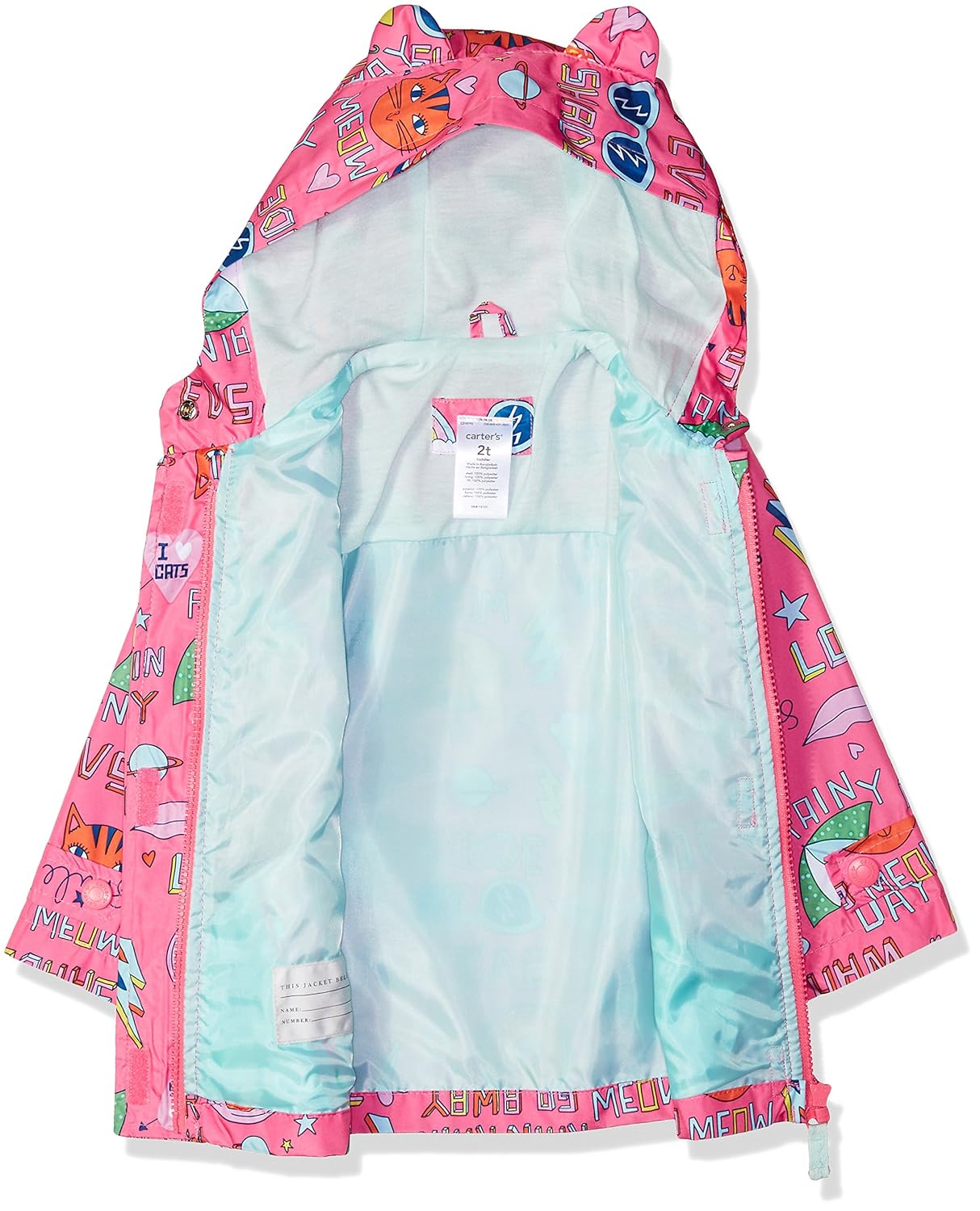 carters raincoat girl