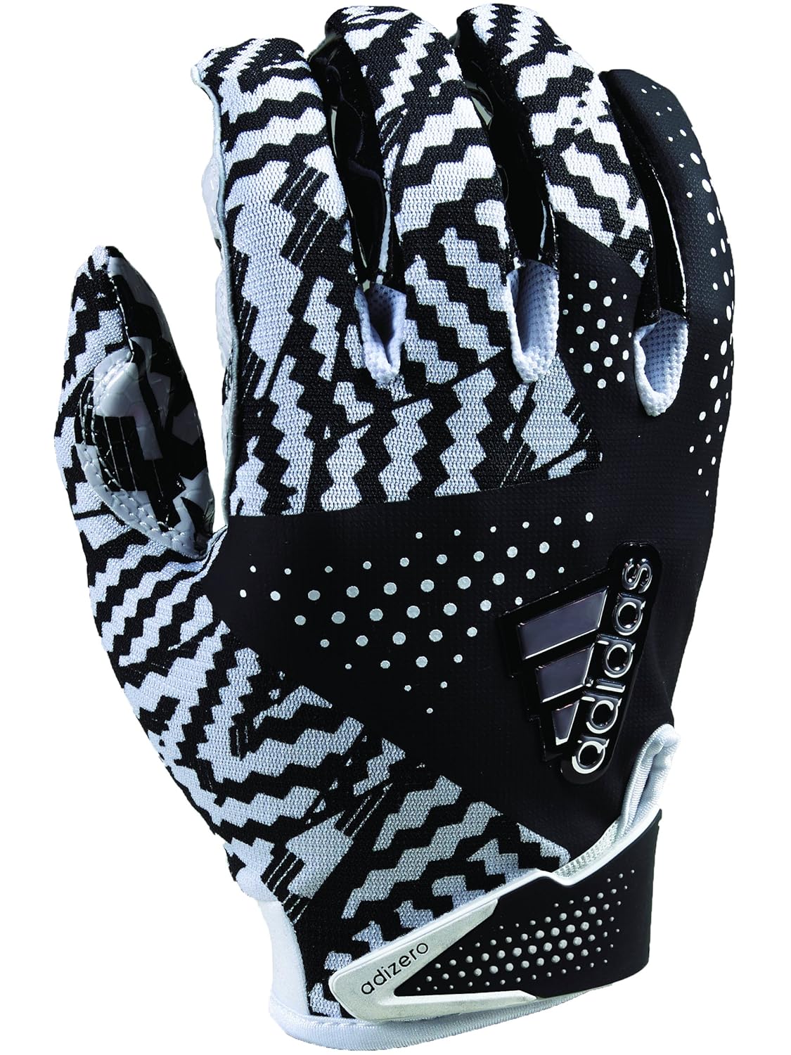 adidas Adizero 5.0 Football Gloves Small White/Black