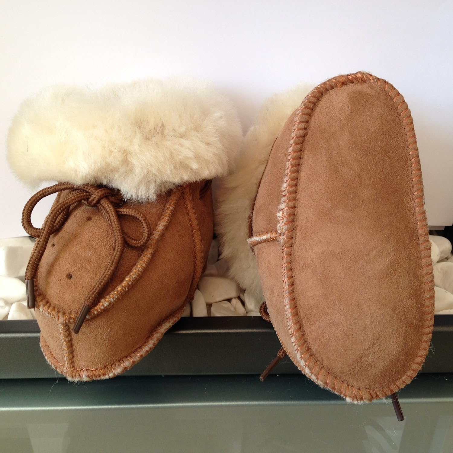 baby sheepskin moccasins