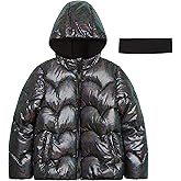 WeatherTamer Girls' Shimmer Puffer Jacket Winter Coat