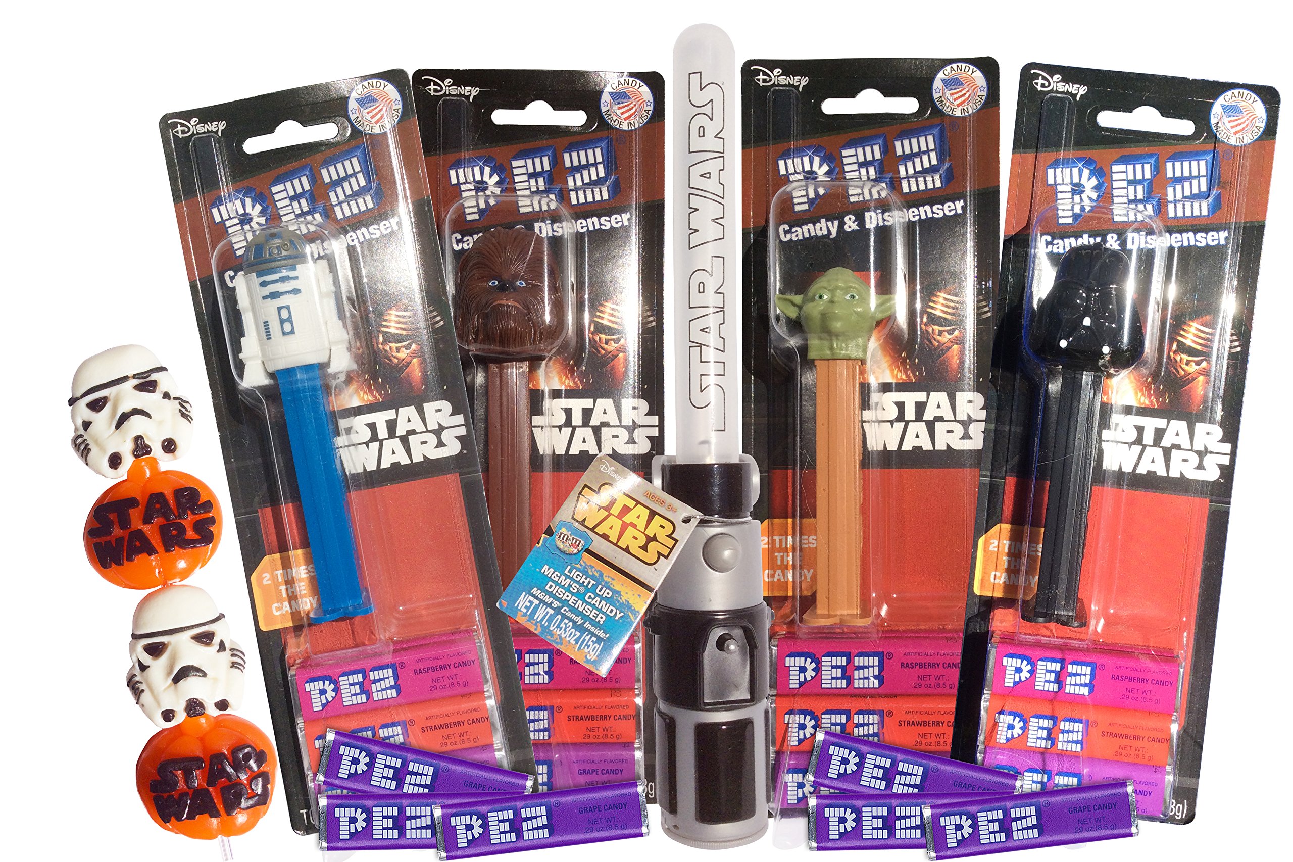 Buy Star Wars Christmas Snack Pack (Yoda, Chewbacca, Vader, R2D2 PEZ