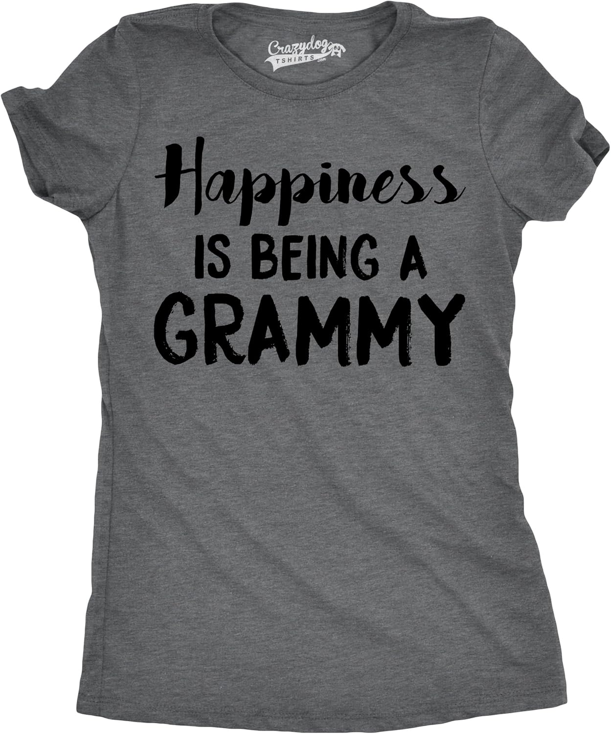 Womens Happiness is Being a Grammy Funny T Shirt Gift Grandmother for Grandma: Clothing