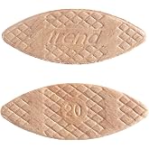 Trend 1000pcs Beechwood No. 20 Joining Biscuits for Woodworking, Consistent Fit for Biscuit Joiners, Furniture, Cabinetry and Panel Joining, BSC/20/1000