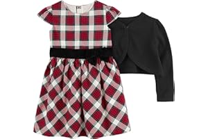 Simple Joys by Carter's Toddlers and Baby Girls' 2-Piece Special Occasion Dress and Cardigan Set