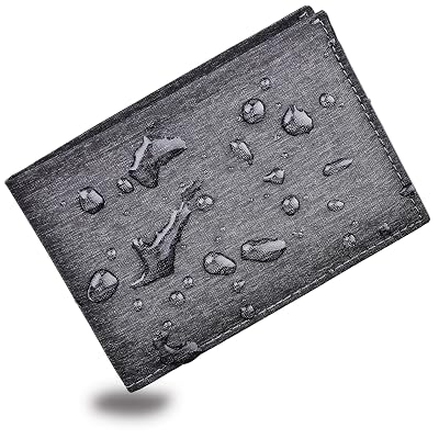 Mens Bifold Trifold Wallet RFID Blocking Genuine Leather Slim Travel Wallet