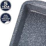 Russell Hobbs COMBO-5443 Non-Stick Loaf Pan Set 2 x 28 cm Blue Marble view 3