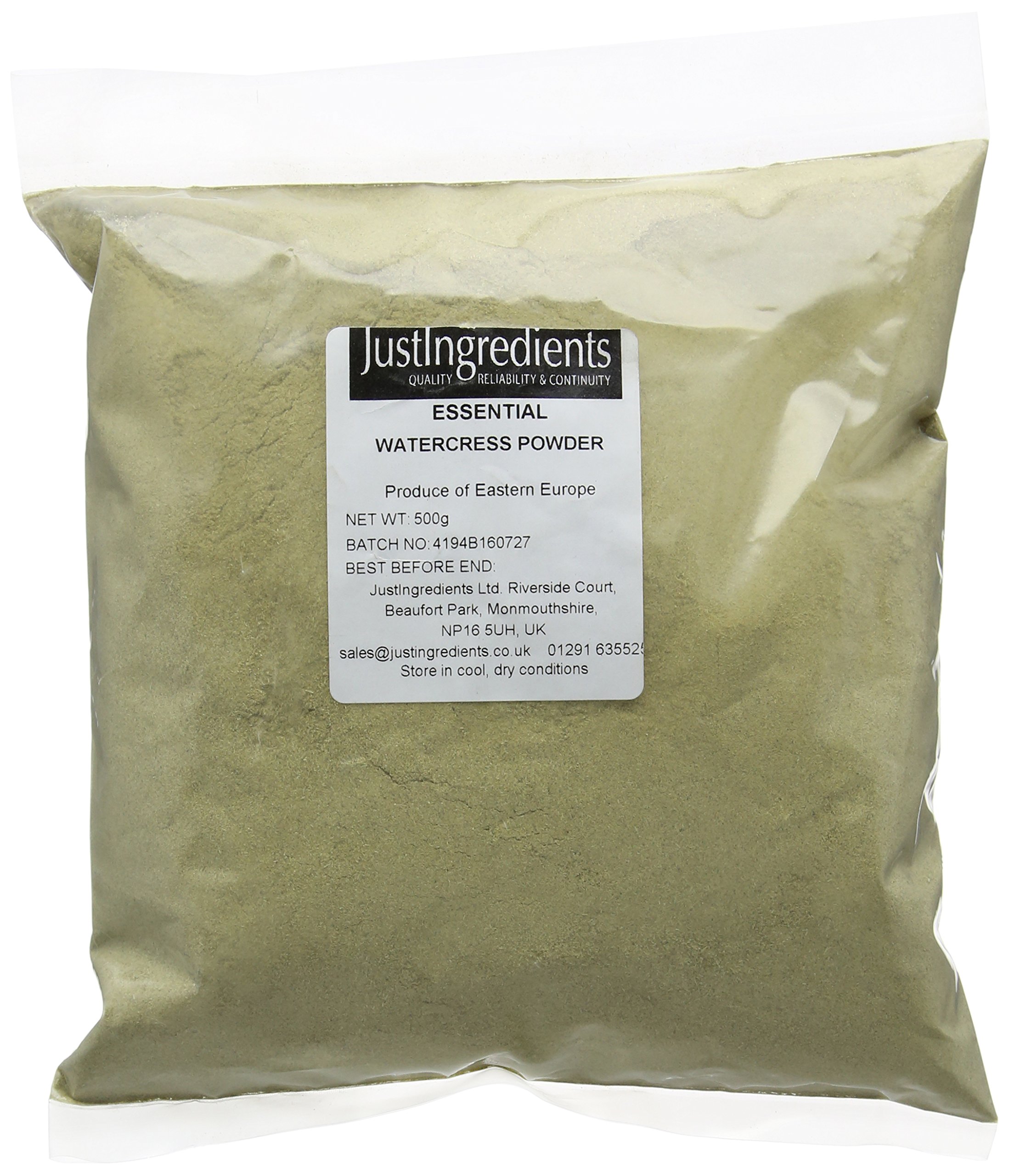 JustIngredients Essentials Watercress Herb Powder, 500 g