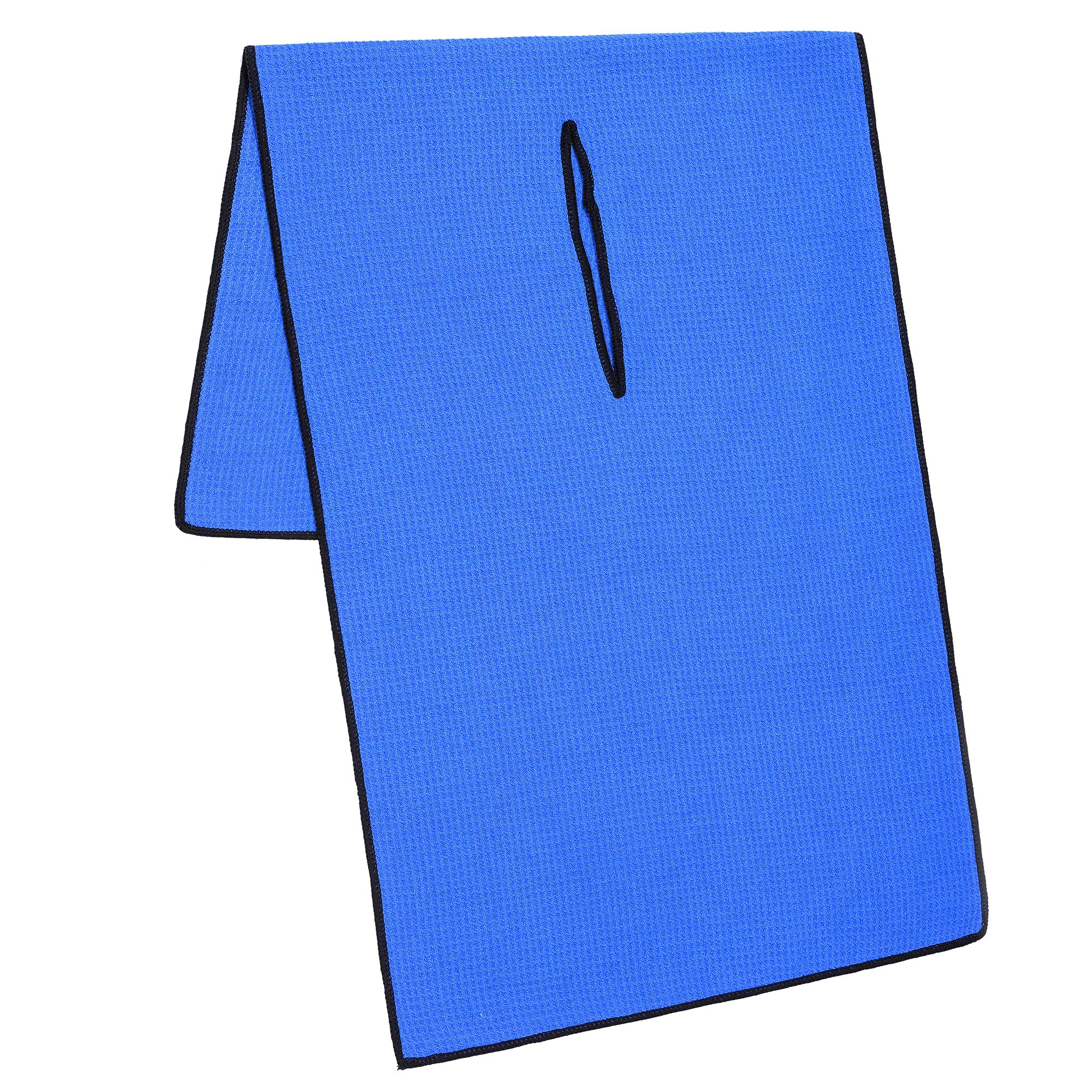 Mile High Life | Pro Tour Caddy Towel | 17” x 40” with 8” Center Slit | Premium Microfiber Waffle Texture (Blue)