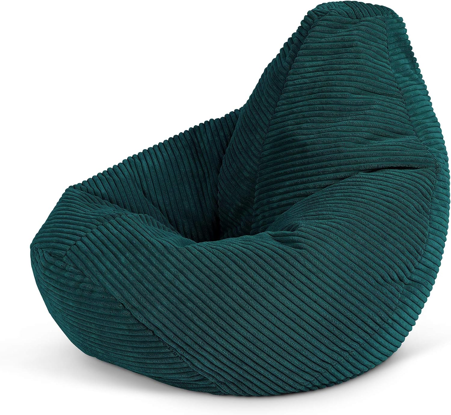 icon Dalton Kids Bean Bag, Teal Green, Cord Kids Bean Bag Chair with Filling Included for Girls and Boys Childrens Chair - Image 5