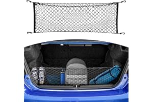TN TRUNKNETS INC Envelope Style Automotive Elastic Trunk Mesh Cargo Net Accessories for Subaru Impreza 2017 – 2024 & Crosstrek 2018 – 2024 - Premium Trunk Organizers and Storage - Luggage Nets for Vehicles