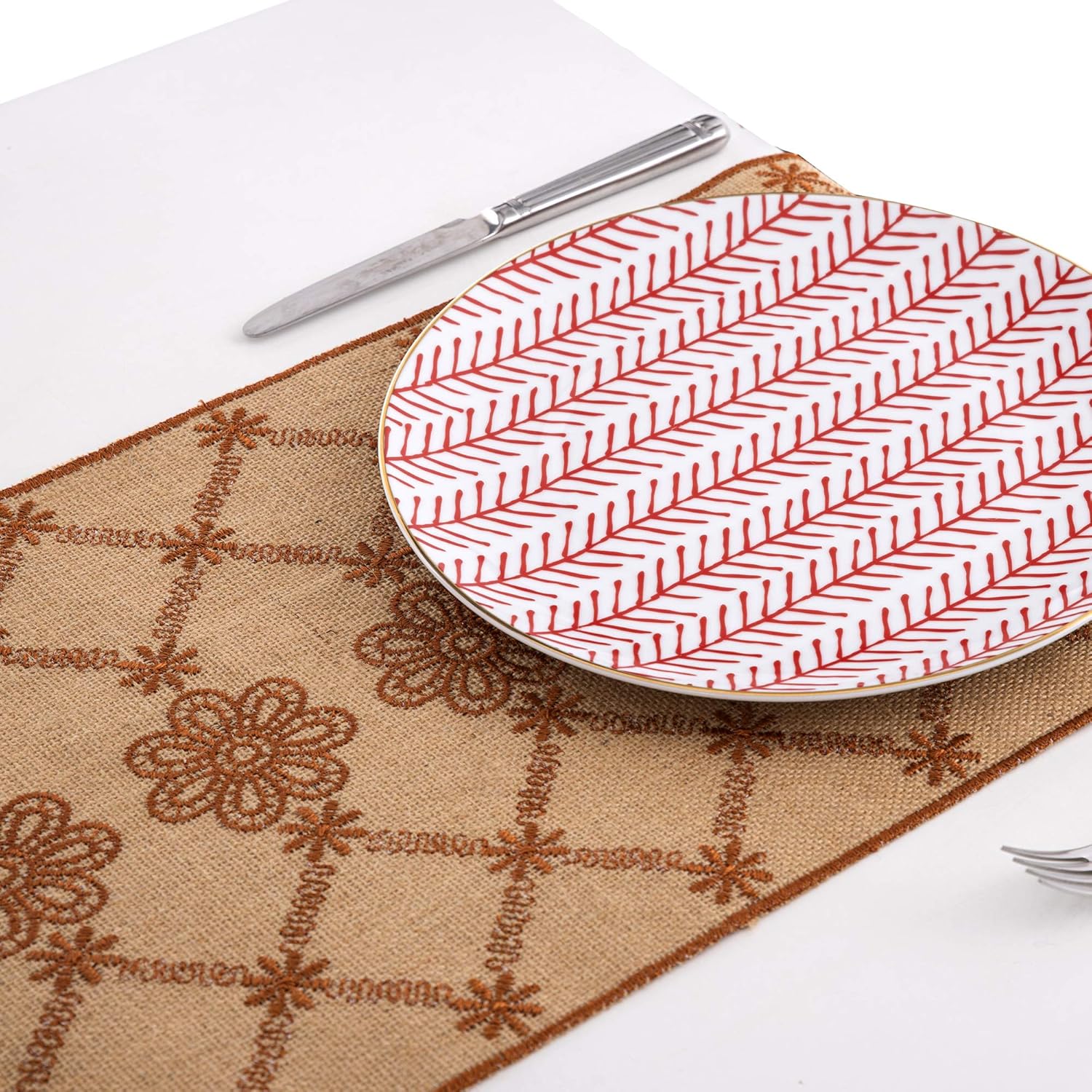 Best burlap table runner 10′