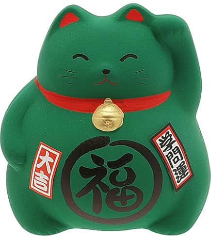 LLADRO Maneki Neko 置物 Amazon.com: LLADRÓ Maneki Neko Figurine. Silver Lustre
