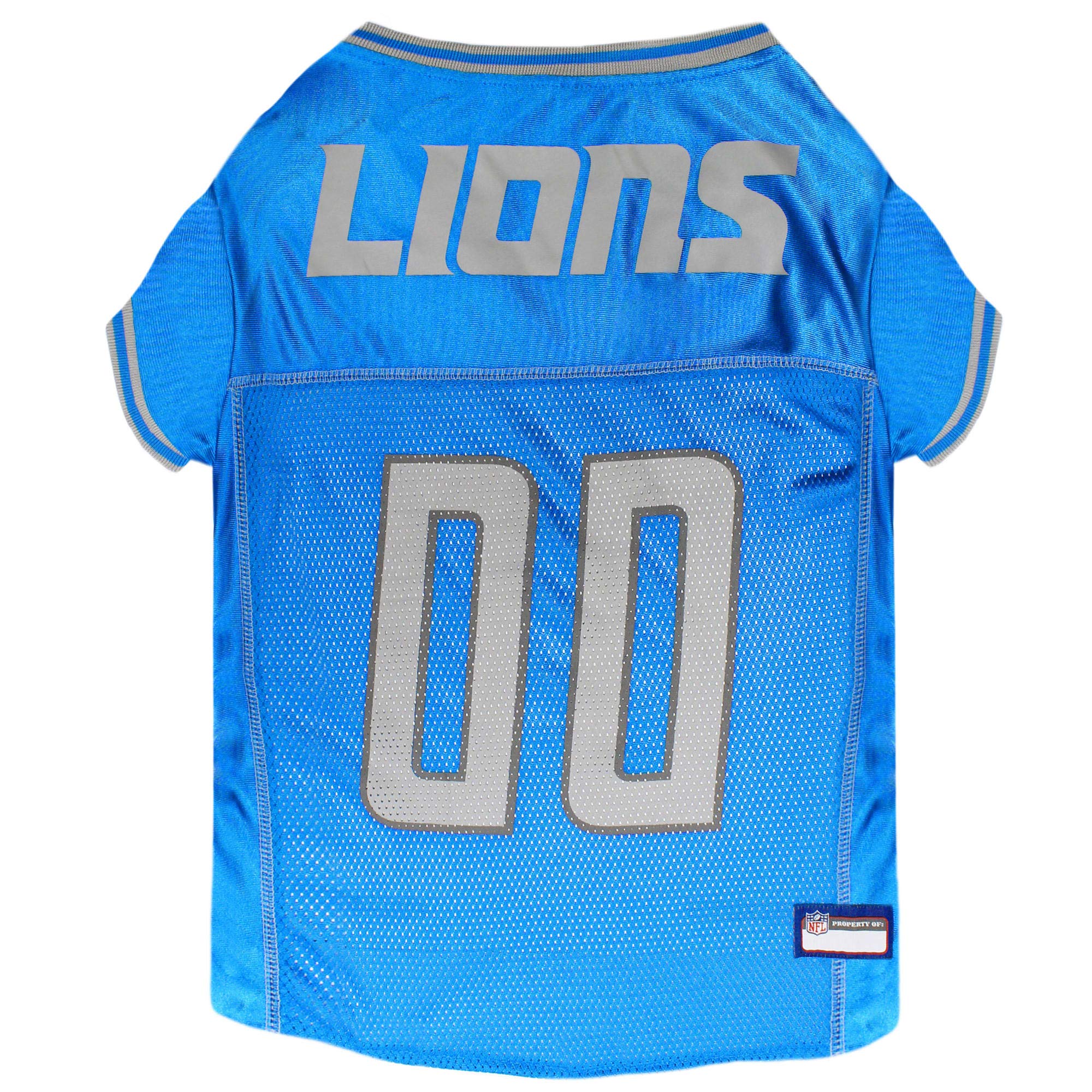 NFL Detroit Lions Dog Jersey, Size: XX-Large. Best Football Jersey Costume for Dogs & Cats. Licensed Jersey Shirt