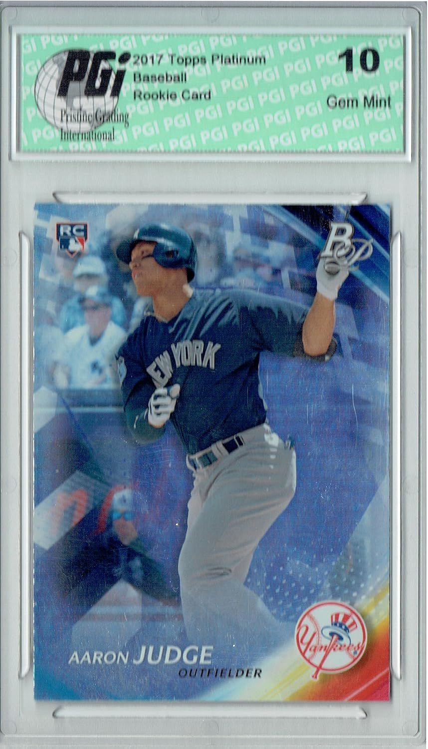 Amazon Aaron Judge 2017 Bowman Platinum 91 Rookie Card PGI 10 