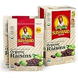 Sun-Maid Organic California Sun-Dried Raisins - (2 Pack) 32 oz Resealable Bag - Organic Dried Fruit Snack for Lunches, Snacks