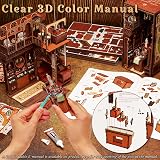 MiniCity Book Nook Kit Roaring Twenties Speakeasy DIY 3D Wood LED Light view 7