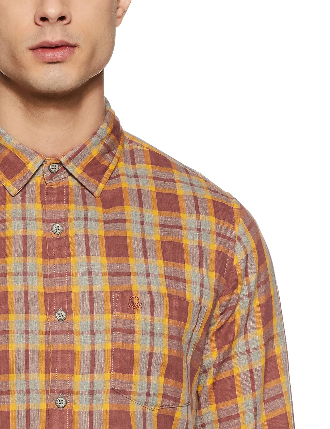 united colors of benetton men's dress shirt