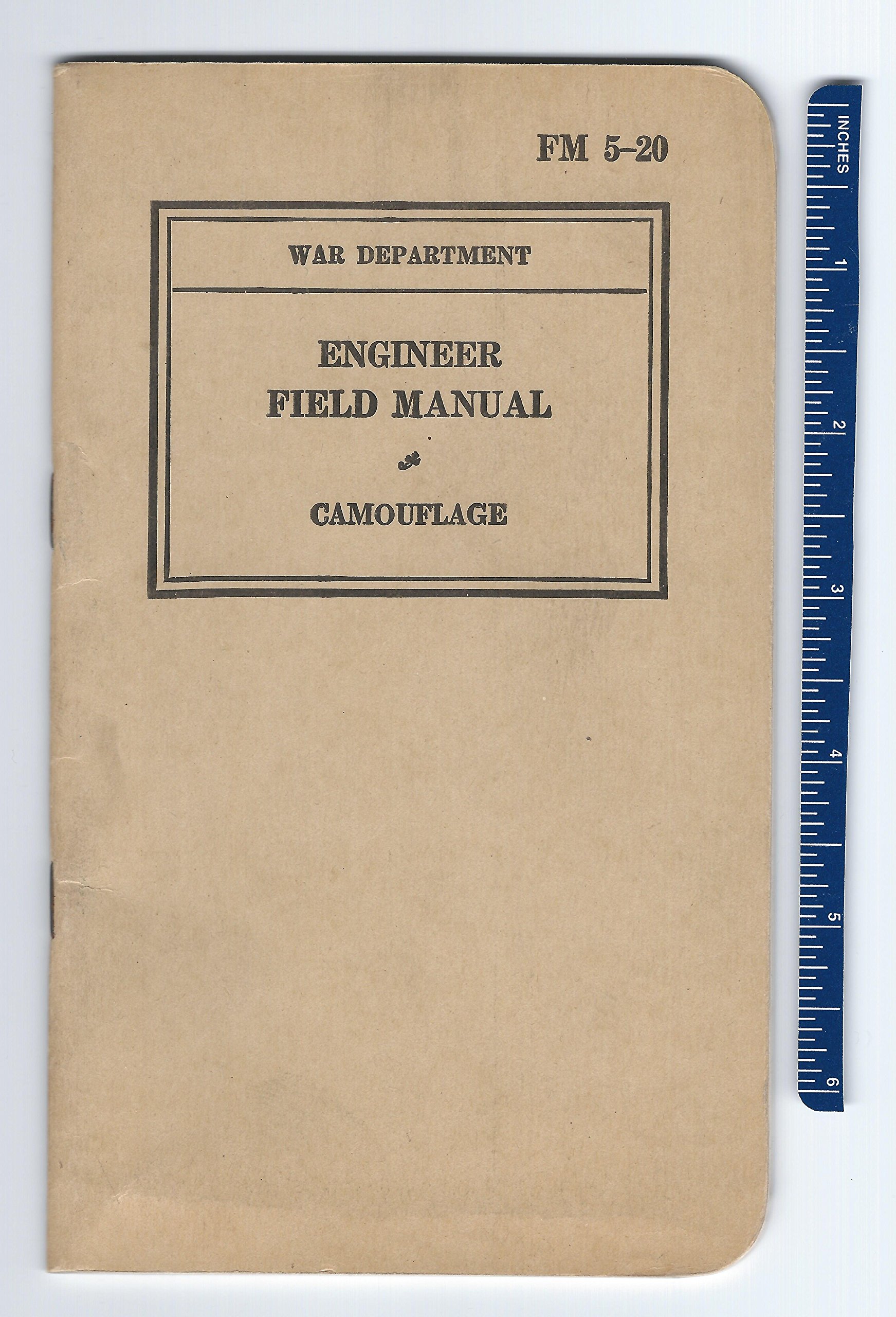 Camouflage (Department of the Army Field Manual FM 5-20): US Department of  the Army: Amazon.com: Books