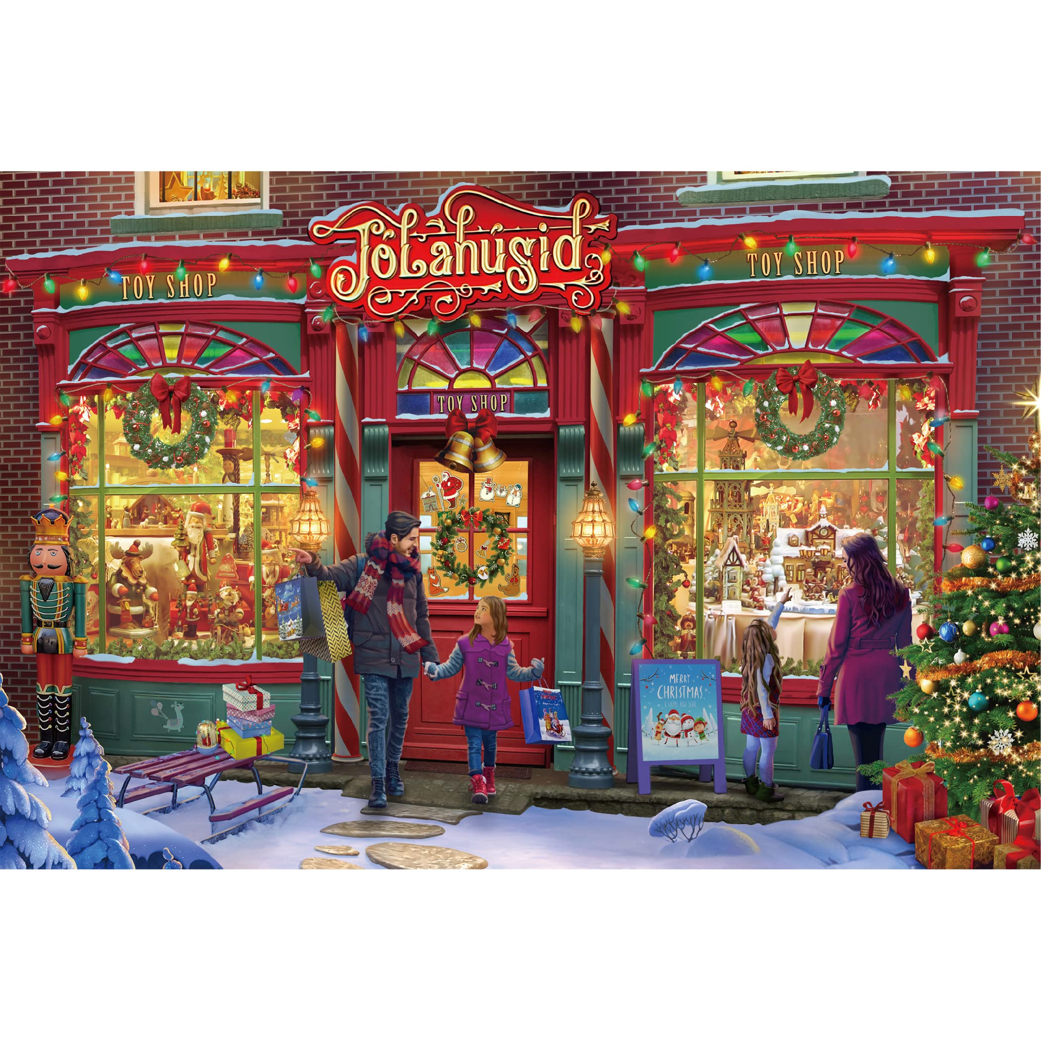 Tektalk 1000 Piece Wooden Puzzle Jigsaw Puzzle for Teens & Adults (Toy Shop)