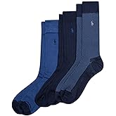 Polo Ralph Lauren Men's Super Soft Birdseye Dress Crew Socks (3-Pack)