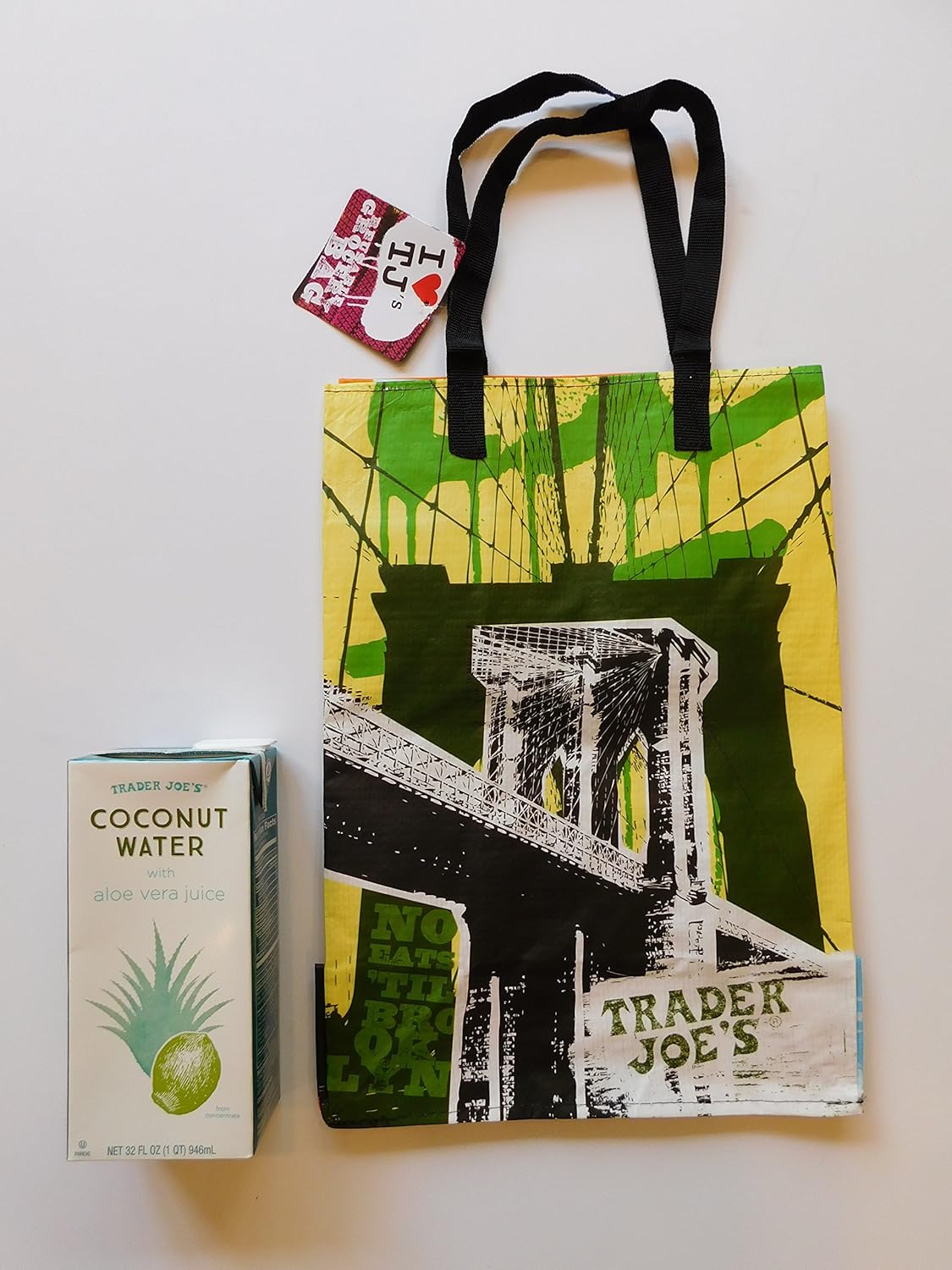 Trader Joe's Coconut Water with Aloe Vera Juice And NY