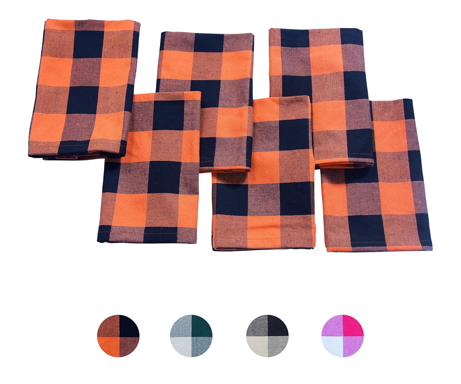 Checked Napkins Cotton Napkins Cotton Checked Napkins